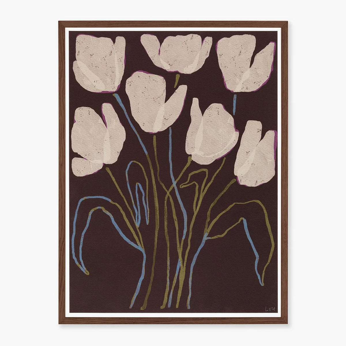 April's Tulips Art Print