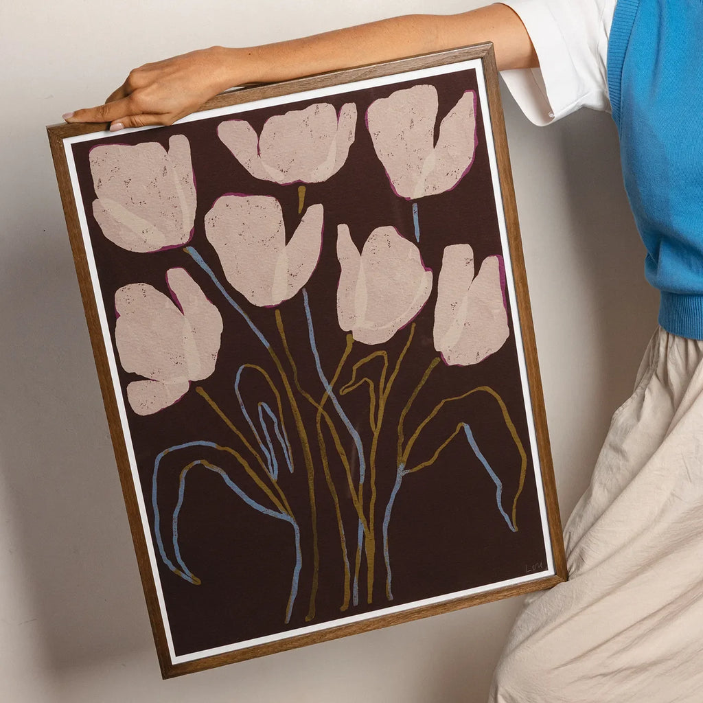 April's Tulips Art Print