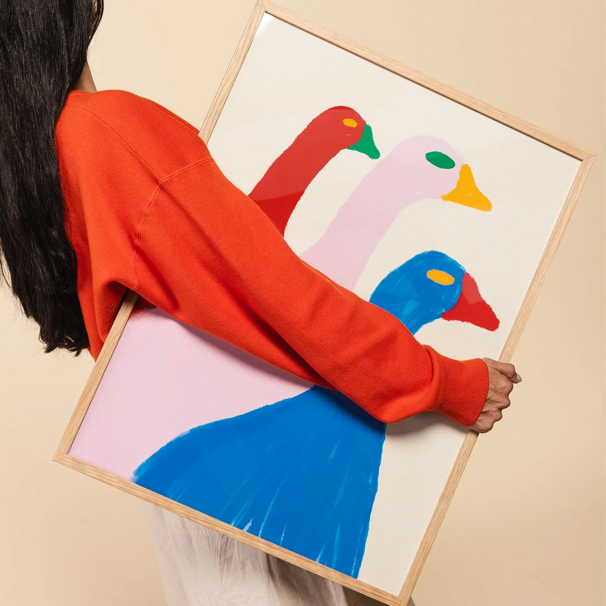 Gansos Art Print