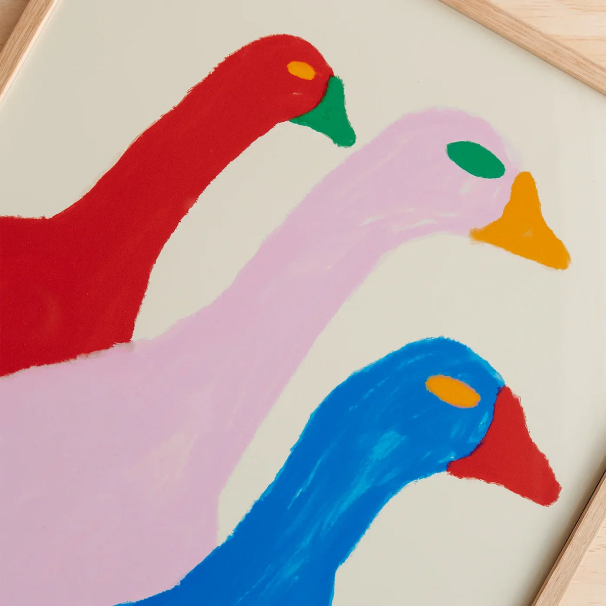 Gansos Art Print