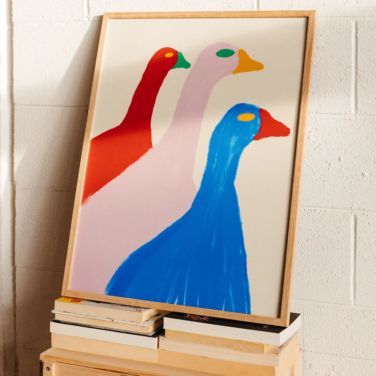 Gansos Art Print