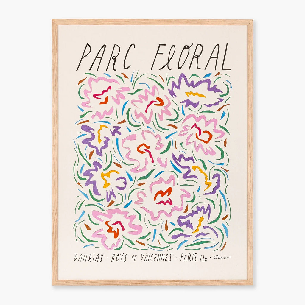 Parc Floral Art Print