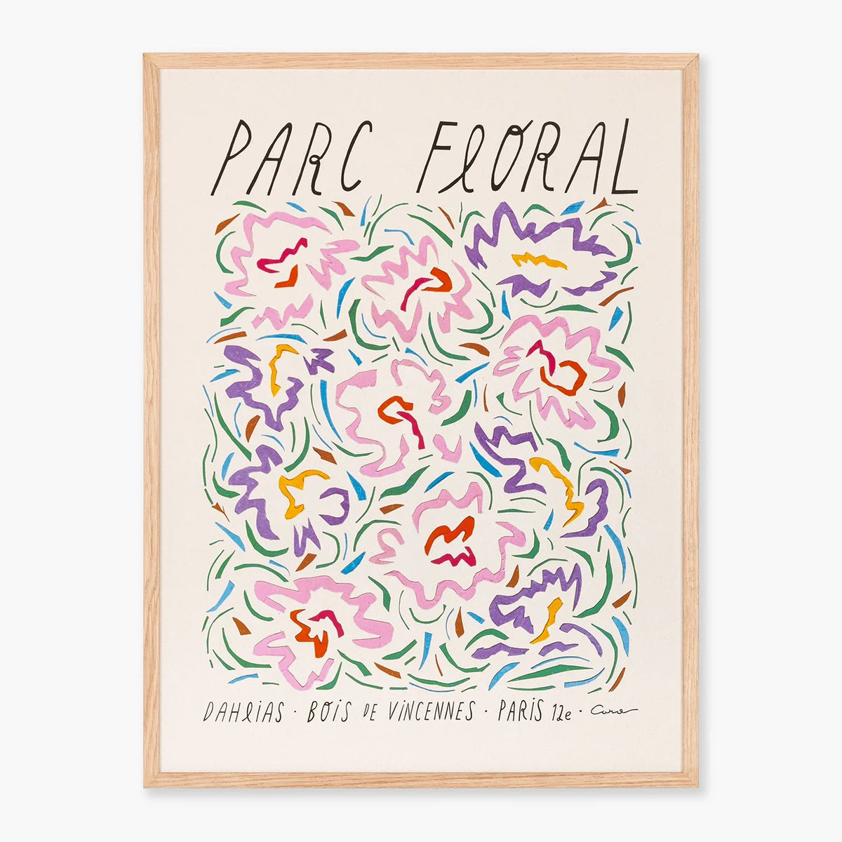 Parc Floral Art Print