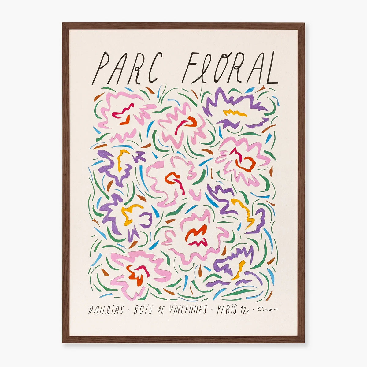 Parc Floral Art Print
