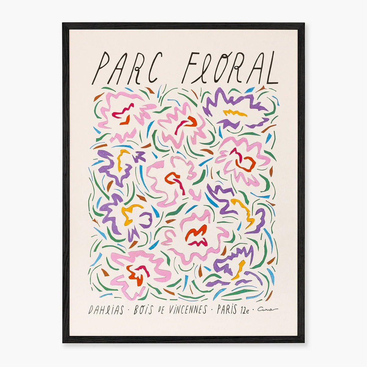 Parc Floral Art Print