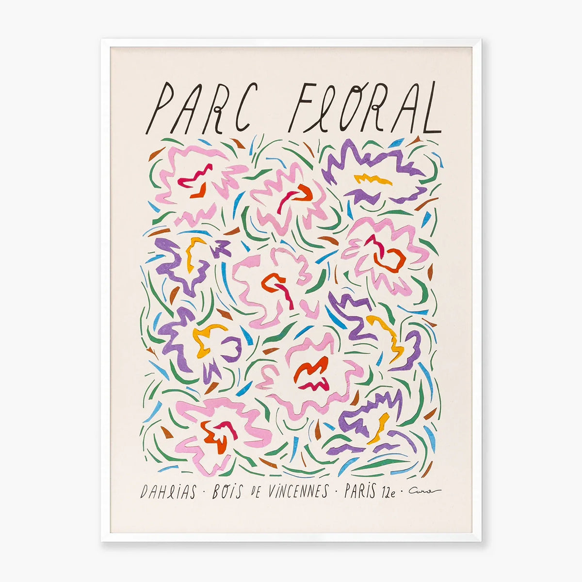 Parc Floral Art Print