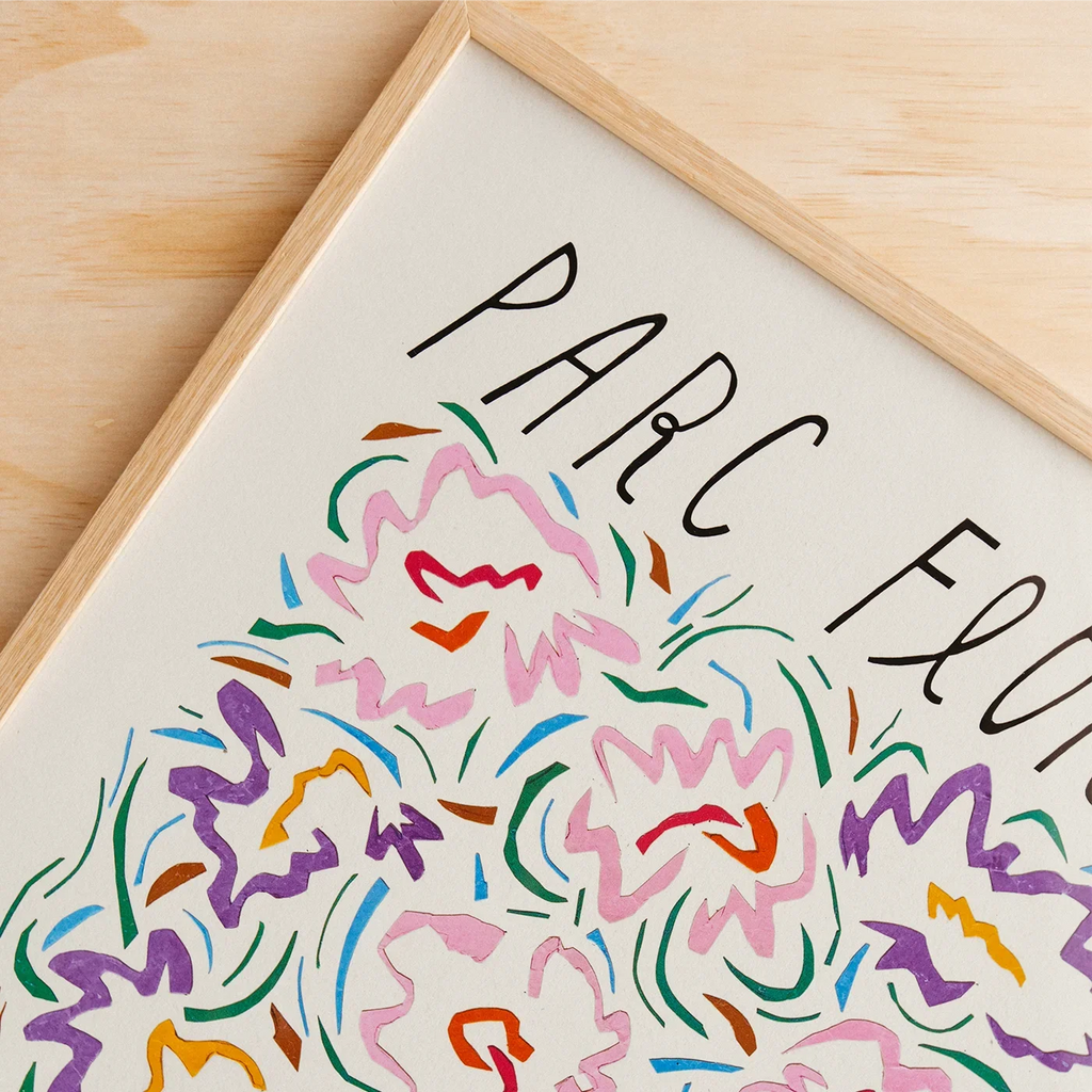 Parc Floral Art Print