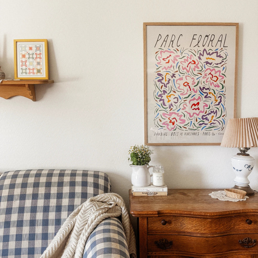 Parc Floral Art Print
