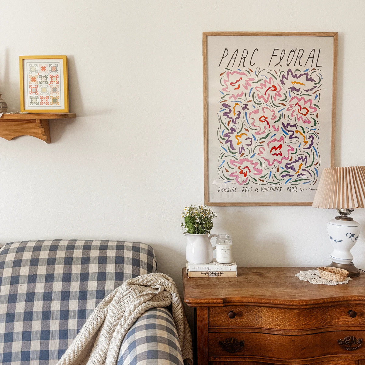 Parc Floral Art Print