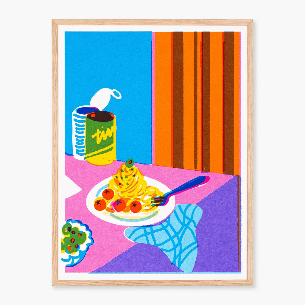 Spaghetti Sundays Art Print