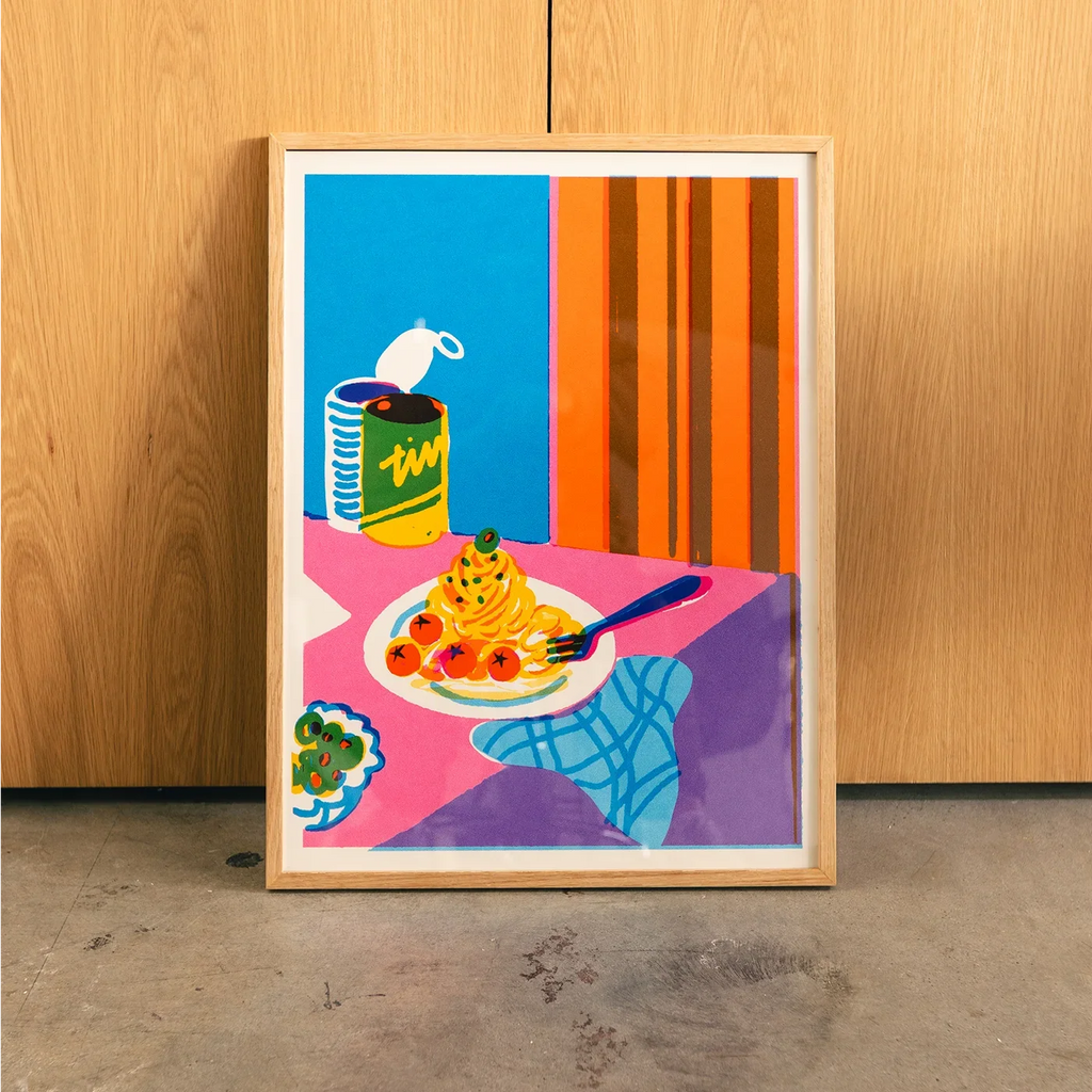 Spaghetti Sundays Art Print