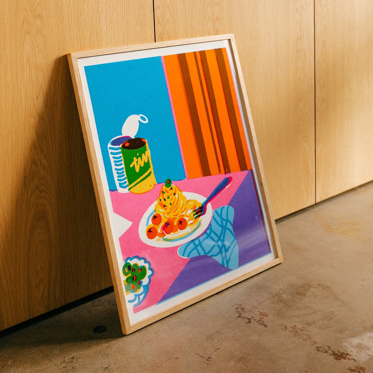 Spaghetti Sundays Art Print