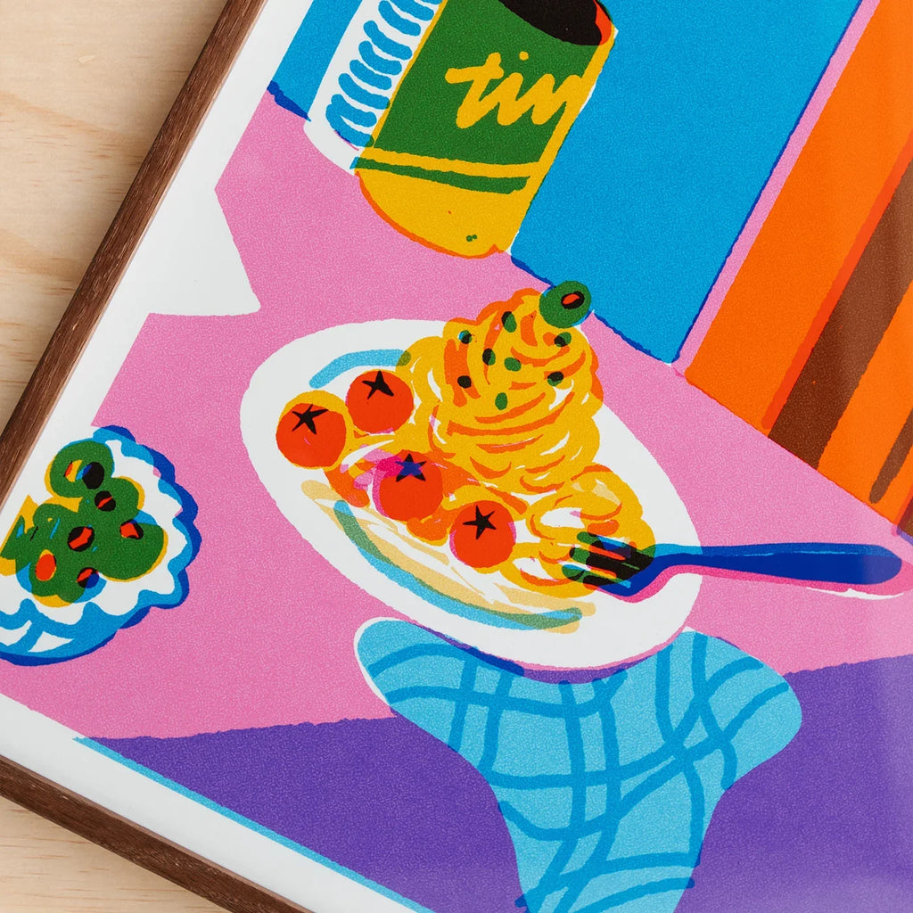 Spaghetti Sundays Art Print
