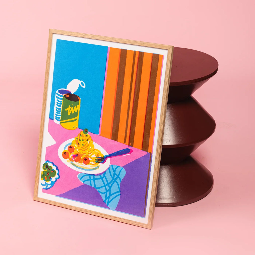 Spaghetti Sundays Art Print